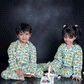 VINTAGE CAR PRINTED COTTON NIGHTSUIT
