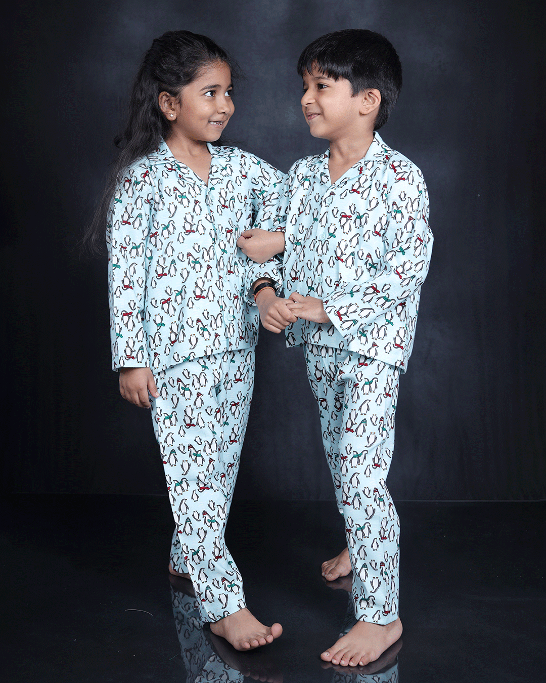 PENGUIN PRINTED Flannel NIGHTSUIT