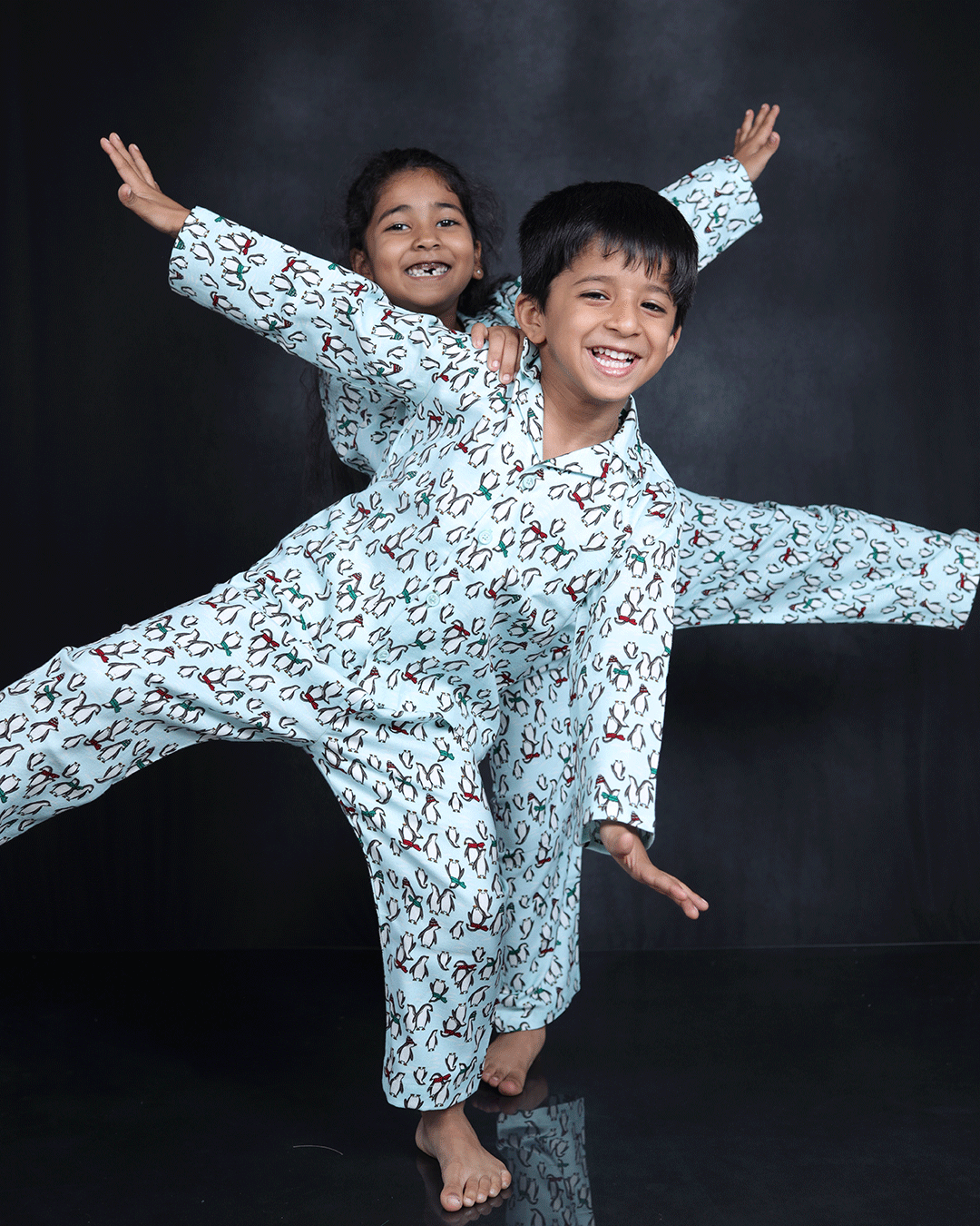 PENGUIN PRINTED Flannel NIGHTSUIT
