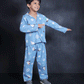 SNOWFLAKE PRINTED Flannel NIGHTSUIT
