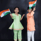 GREEN KURTI WITH PANTS