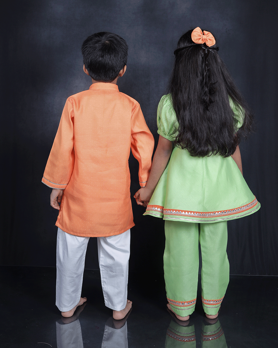 GREEN KURTI WITH PANTS