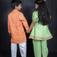 GREEN KURTI WITH PANTS