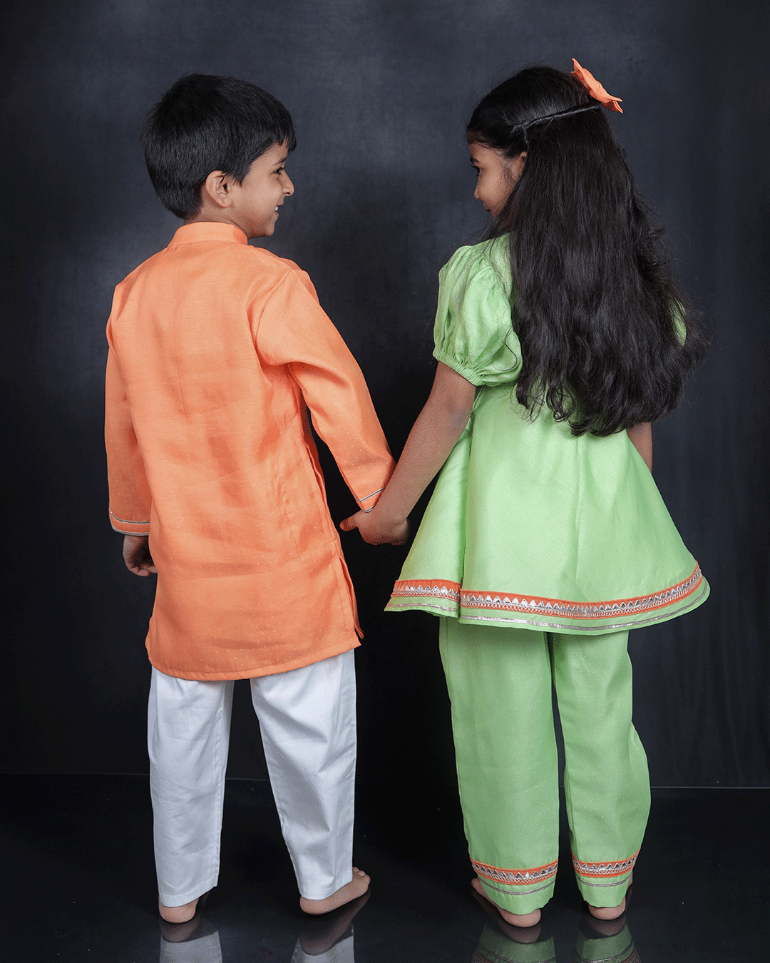 GREEN KURTI WITH PANTS