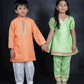GREEN KURTI WITH PANTS