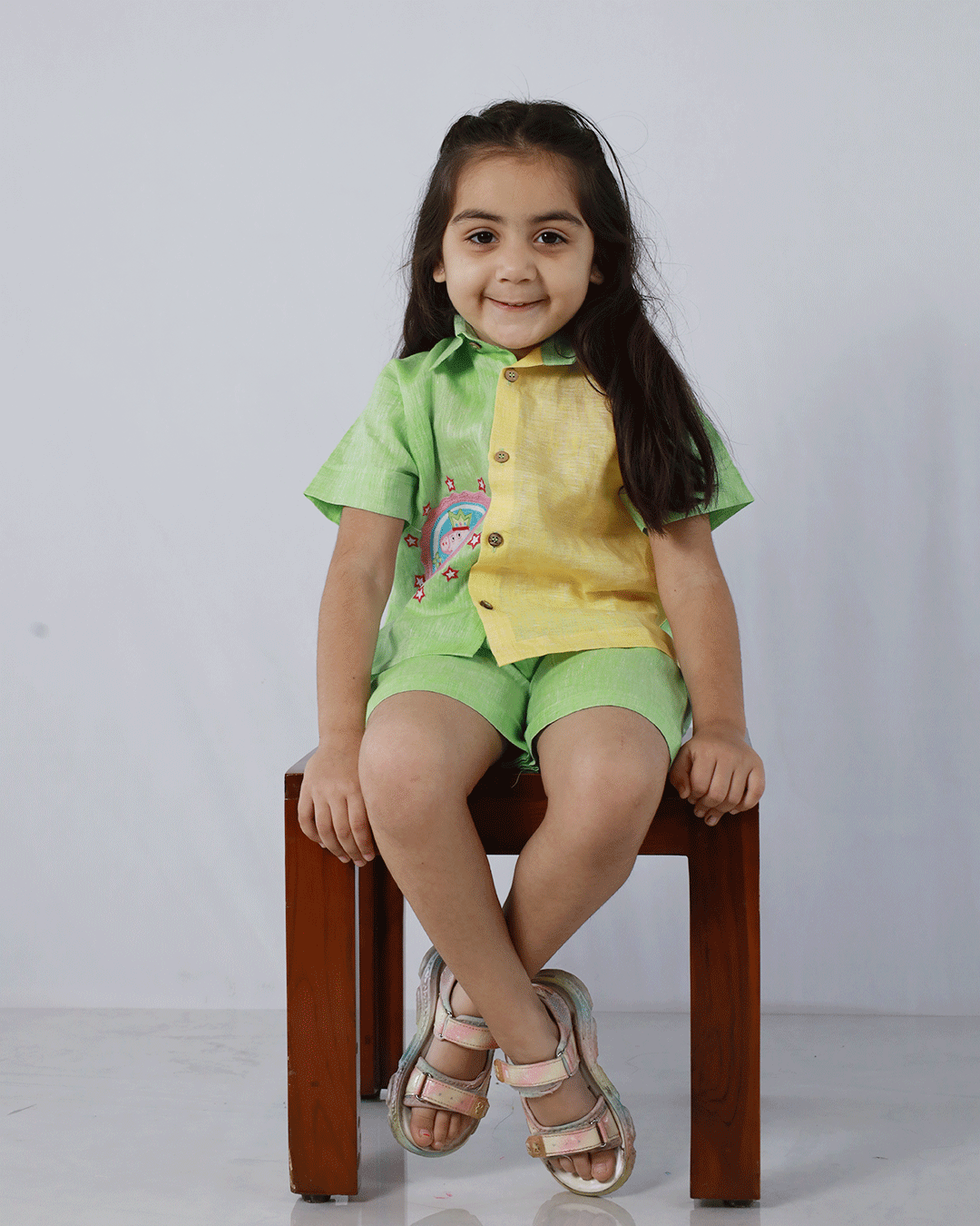 LINEN PEPPA PIG CO-ORD SET