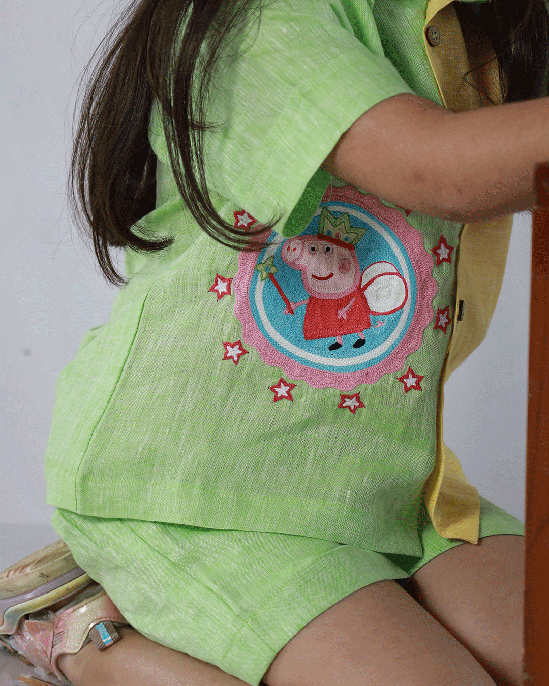 LINEN PEPPA PIG CO-ORD SET