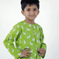 RABBIT PRINTED COTTON NIGHTSUIT