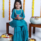 RAMA KURTA AND SHARARA SET