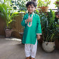 RAMA GREEN SILK KURTA SET