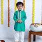 RAMA GREEN SILK KURTA SET