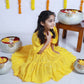 YELLOW BANDHANI DRESS