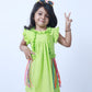 COTTON GREEN DRESS