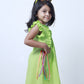 COTTON GREEN DRESS