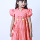 COTTON PEACH DRESS