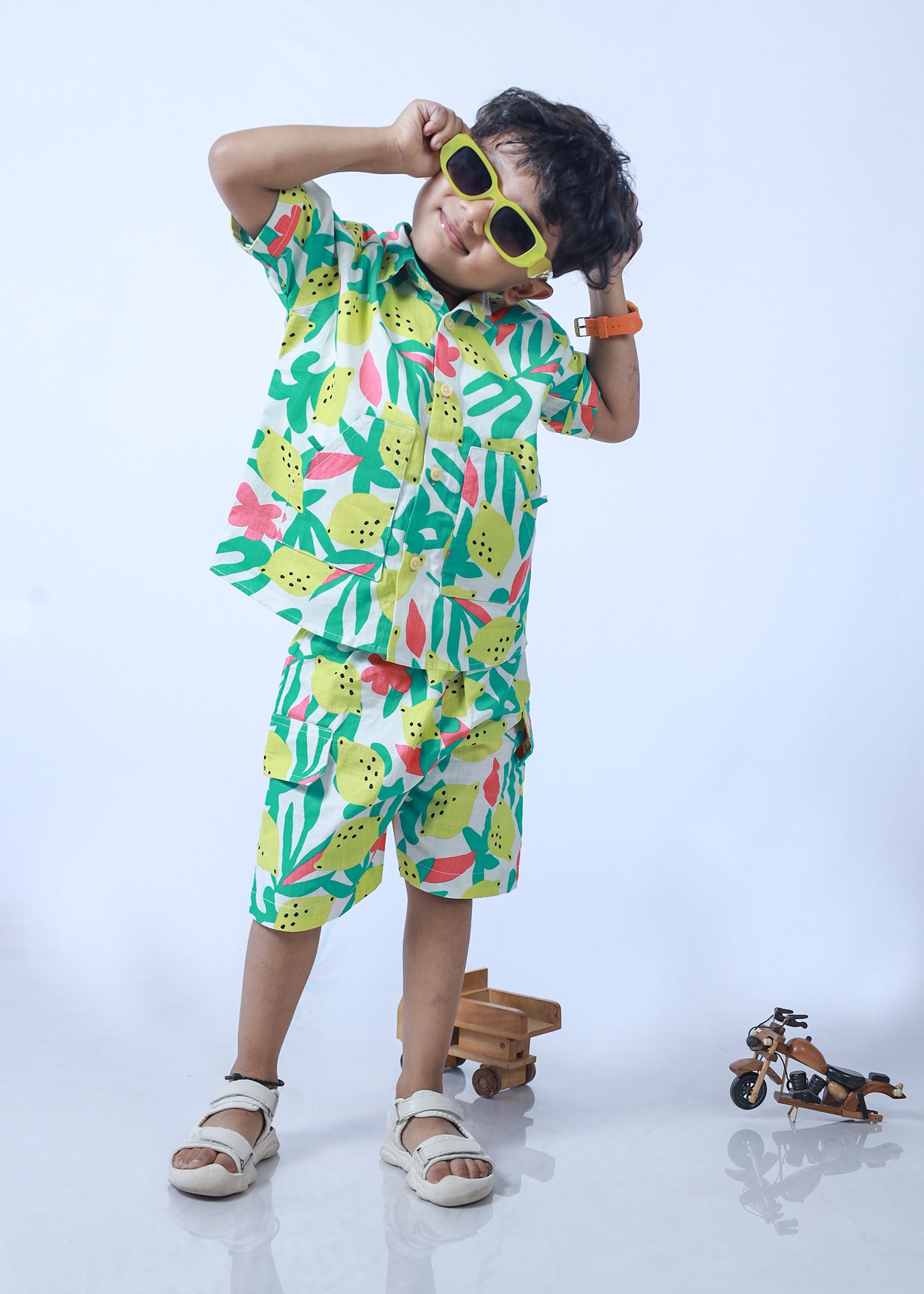 LEMON PRINTED CO-ORD SET
