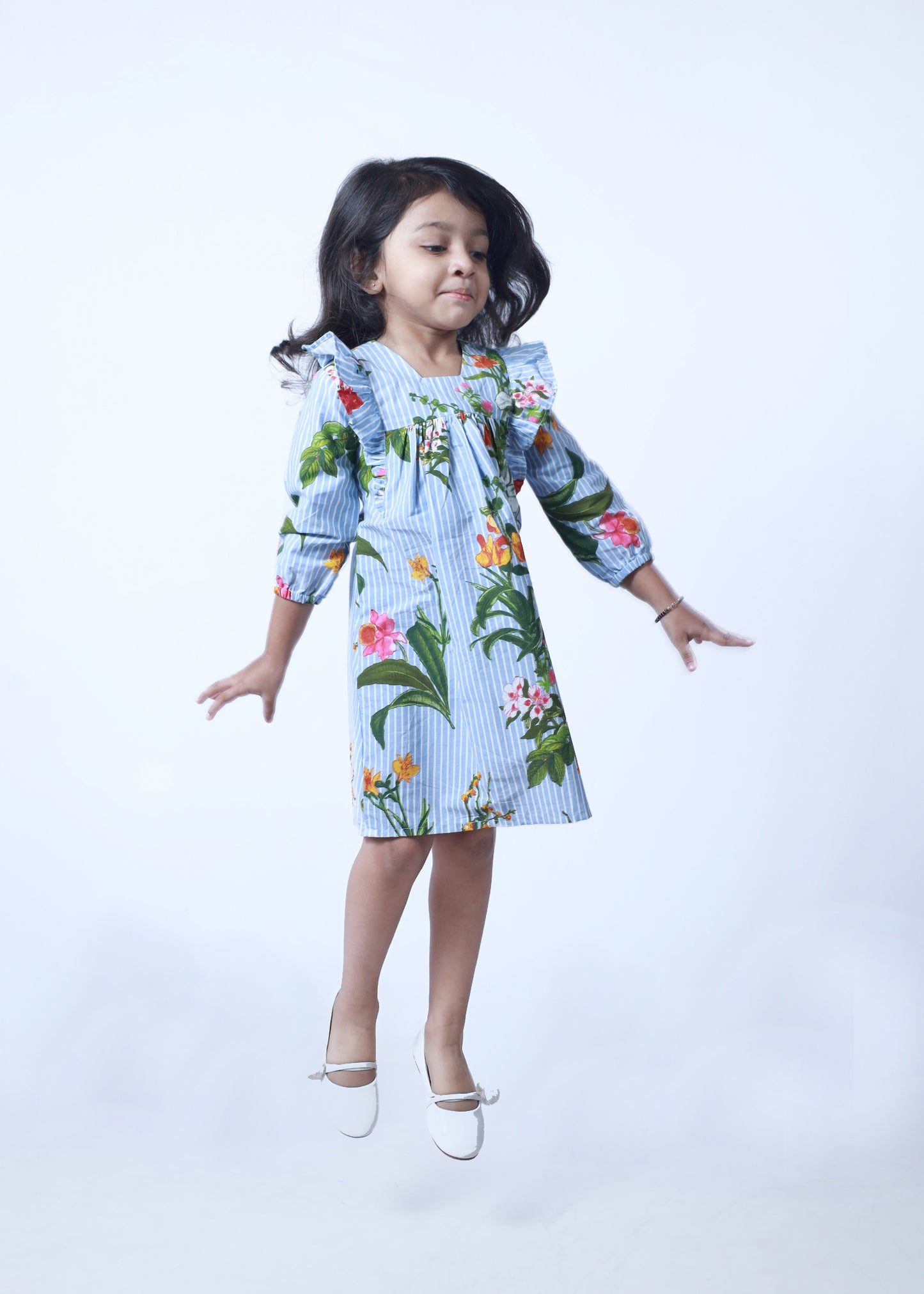 BLUE AND WHITE FROCK