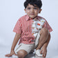 RED CARS AND STRIPES SHIRT