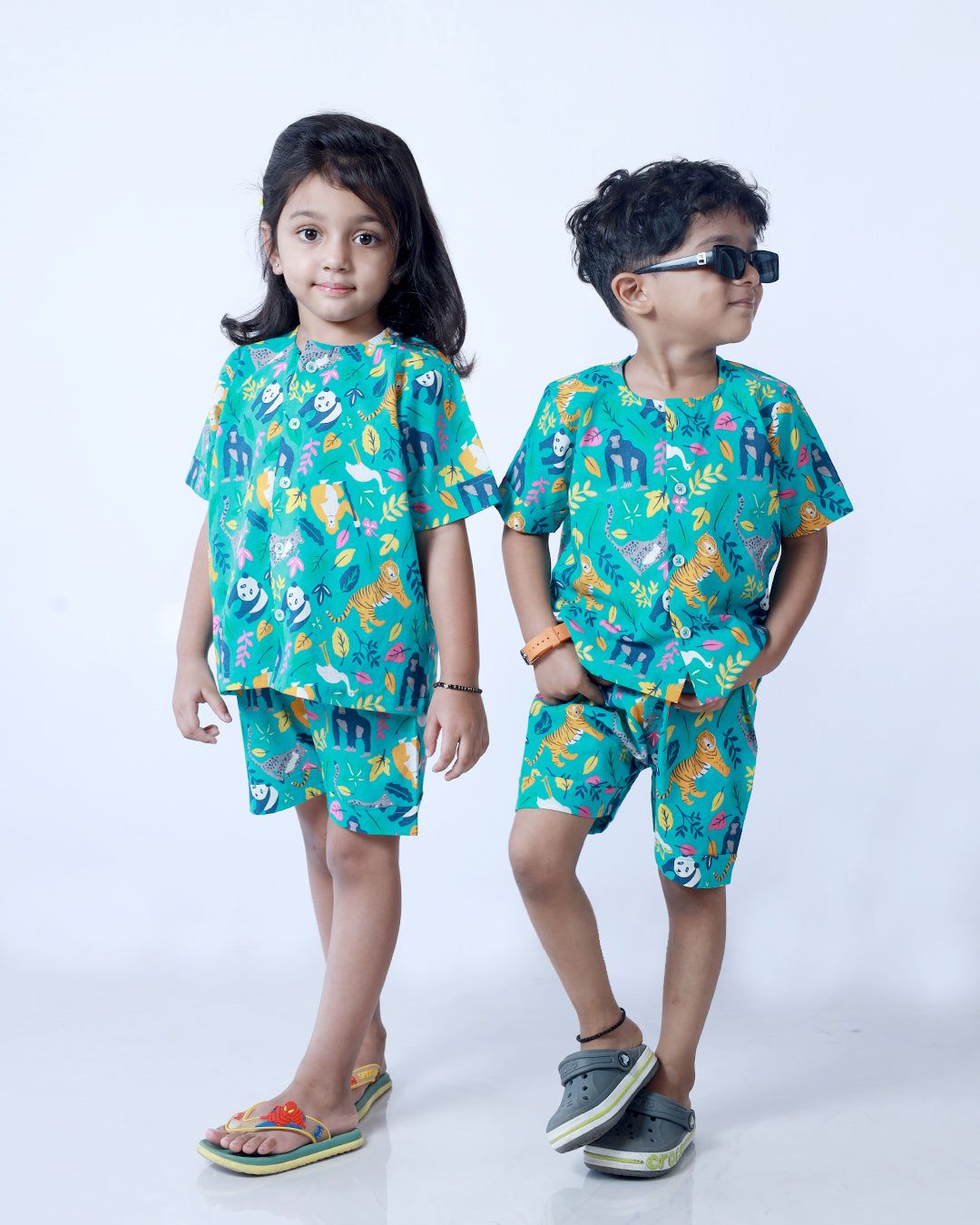 SEA GREEN ANIMALS CO-ORD SET
