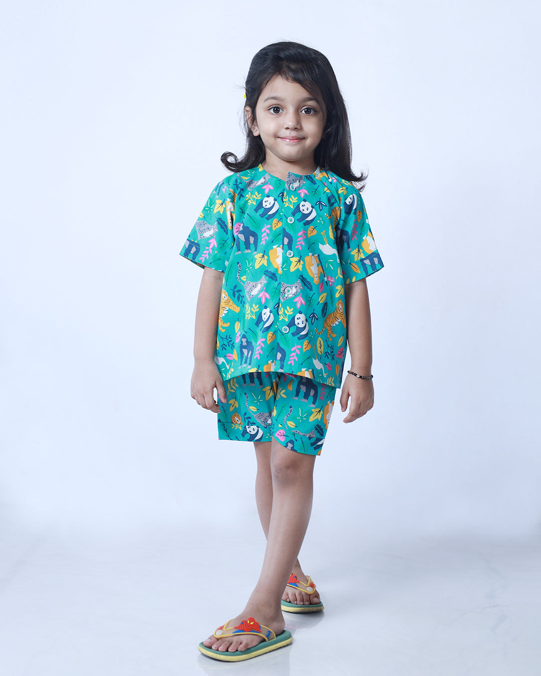 SEA GREEN ANIMALS CO-ORD SET