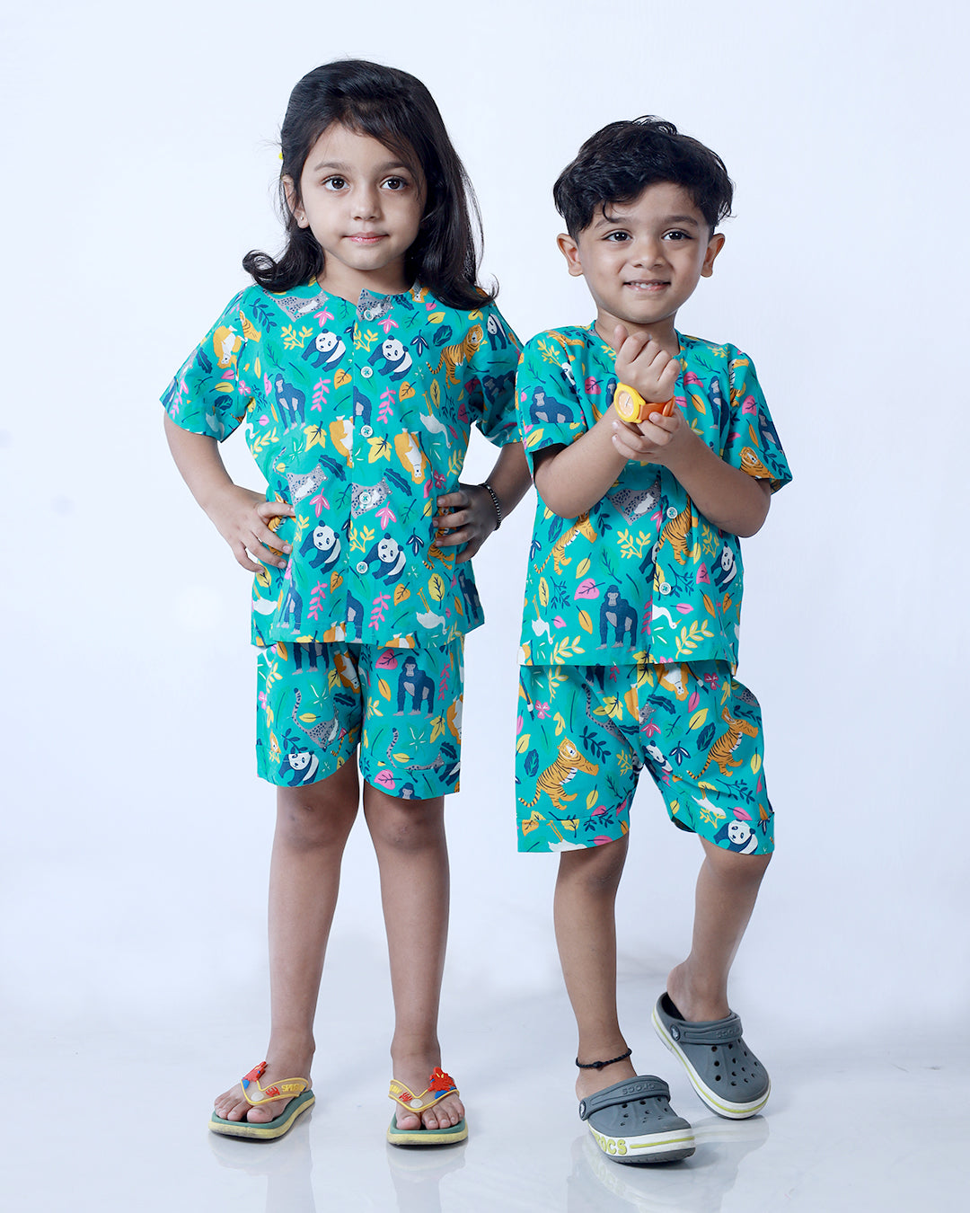 SEA GREEN ANIMALS CO-ORD SET