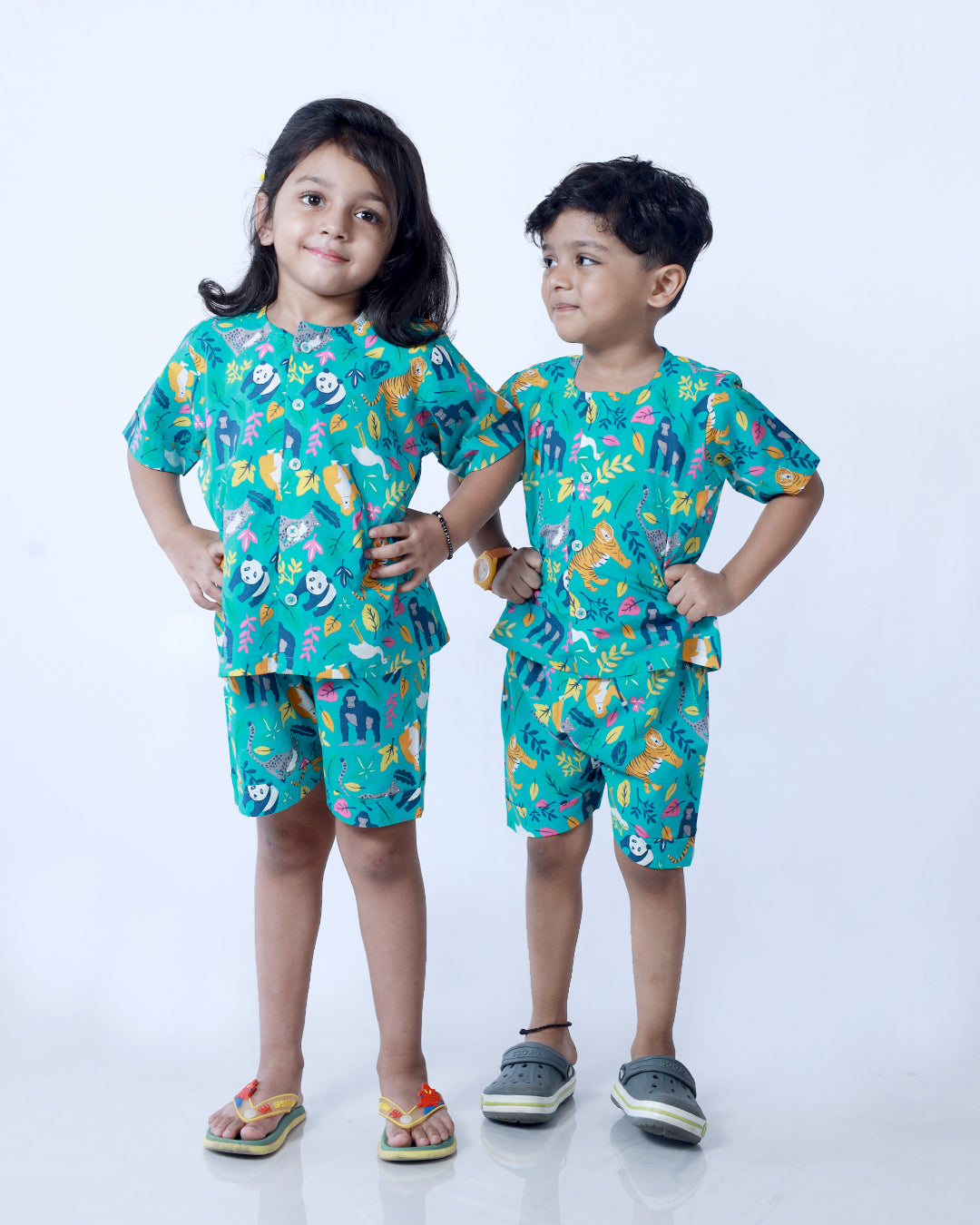 SEA GREEN ANIMALS CO-ORD SET