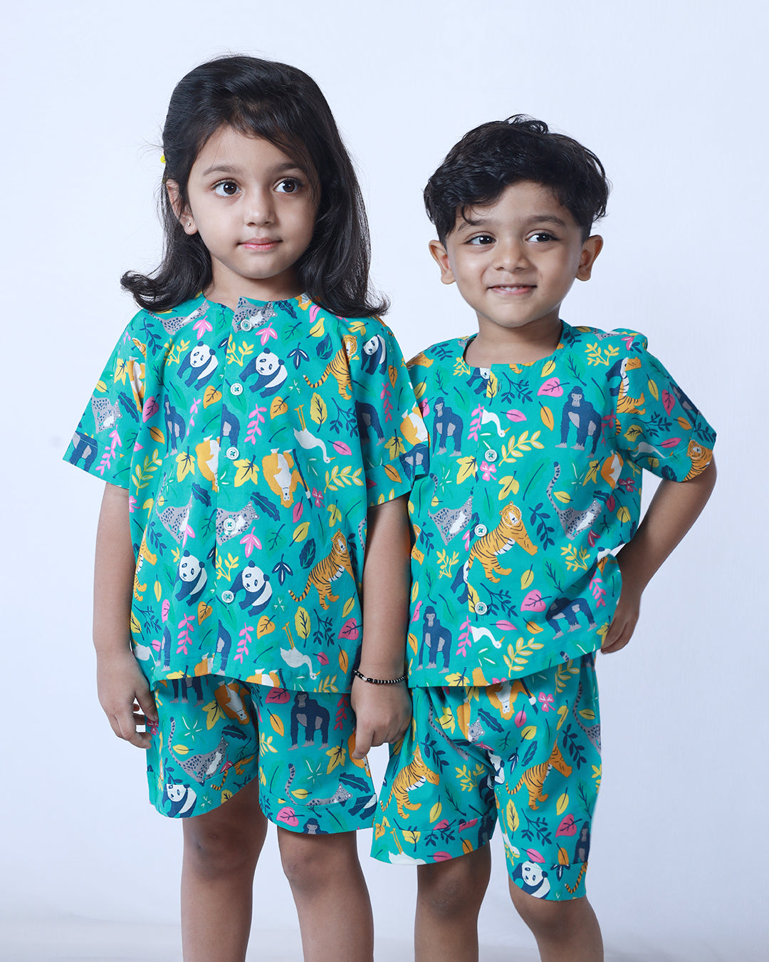 SEA GREEN ANIMALS CO-ORD SET