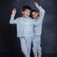 GIRAFFE PRINTED COTTON NIGHTSUIT