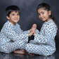 GIRAFFE PRINTED COTTON NIGHTSUIT