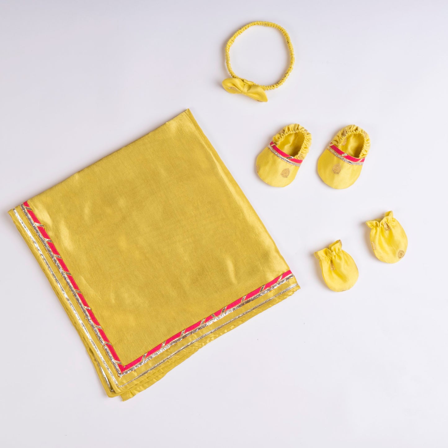 YELLOW SILK FROCK