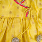 YELLOW SILK FROCK