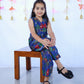 PURPLE ANIMAL PRINT VEST COAT PANTS