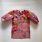 PEACH HAND-PAINTED CO-ORD SET