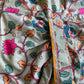 GREEN KALAMKARI DHOTI WITH ORANGE KURTA