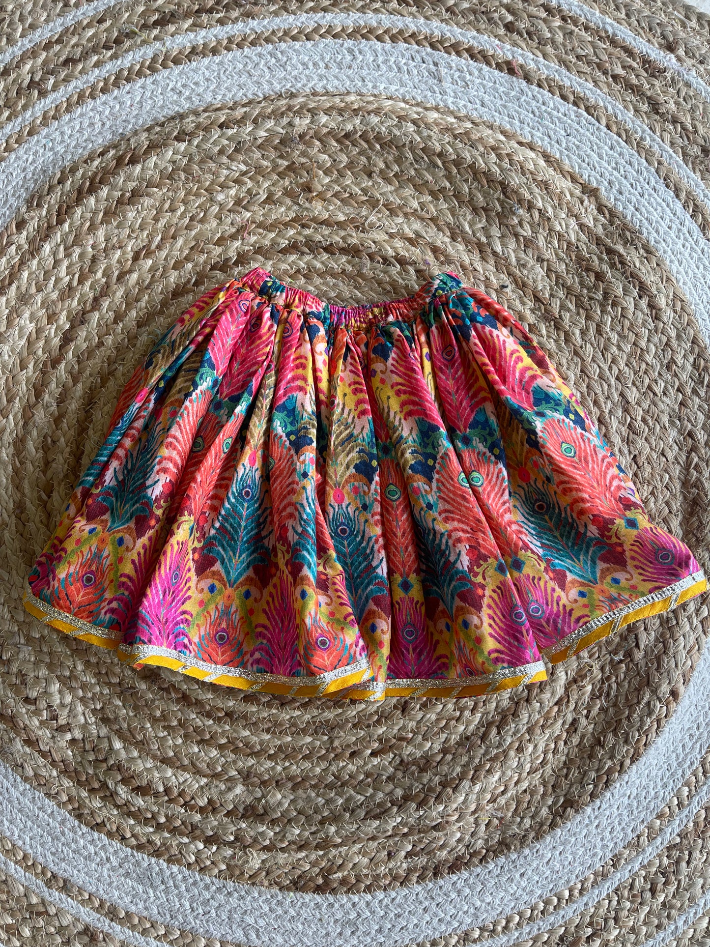 MORPANKH PRINTED LEHENGA SET