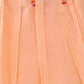 PEACH ORGANIC MUL COTTON EMBROIDERED KURTI SET