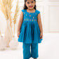 RAMA ORGANIC MUL COTTON EMBROIDERED KURTI SET