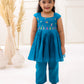 RAMA ORGANIC MUL COTTON EMBROIDERED KURTI SET