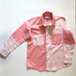 PEACH STIPES WITH PLAIN SHIRT