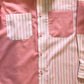 PEACH STIPES WITH PLAIN SHIRT