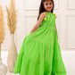 NEON TIERED TASSEL DRESS