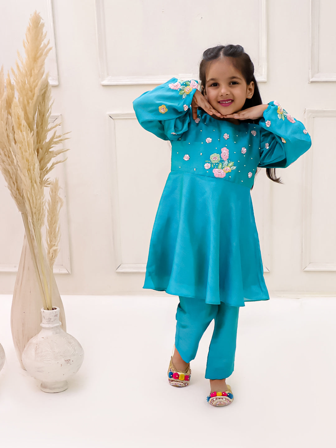 RAMA EMBROIDERED KURTA SET