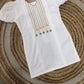 PLEATES AND ANCHOR DETAILING WHITE KURTA-PANTS