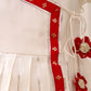 CREAM AND RED ANGRAKHA SET