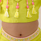 LIGHT GREEN EMBROIDERED CROP TOP SHARARA SET
