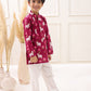 MAROON PICHWAYI KURTA SET