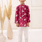 MAROON PICHWAYI KURTA SET