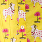 YELLOW PICHWAYI KURTA SET