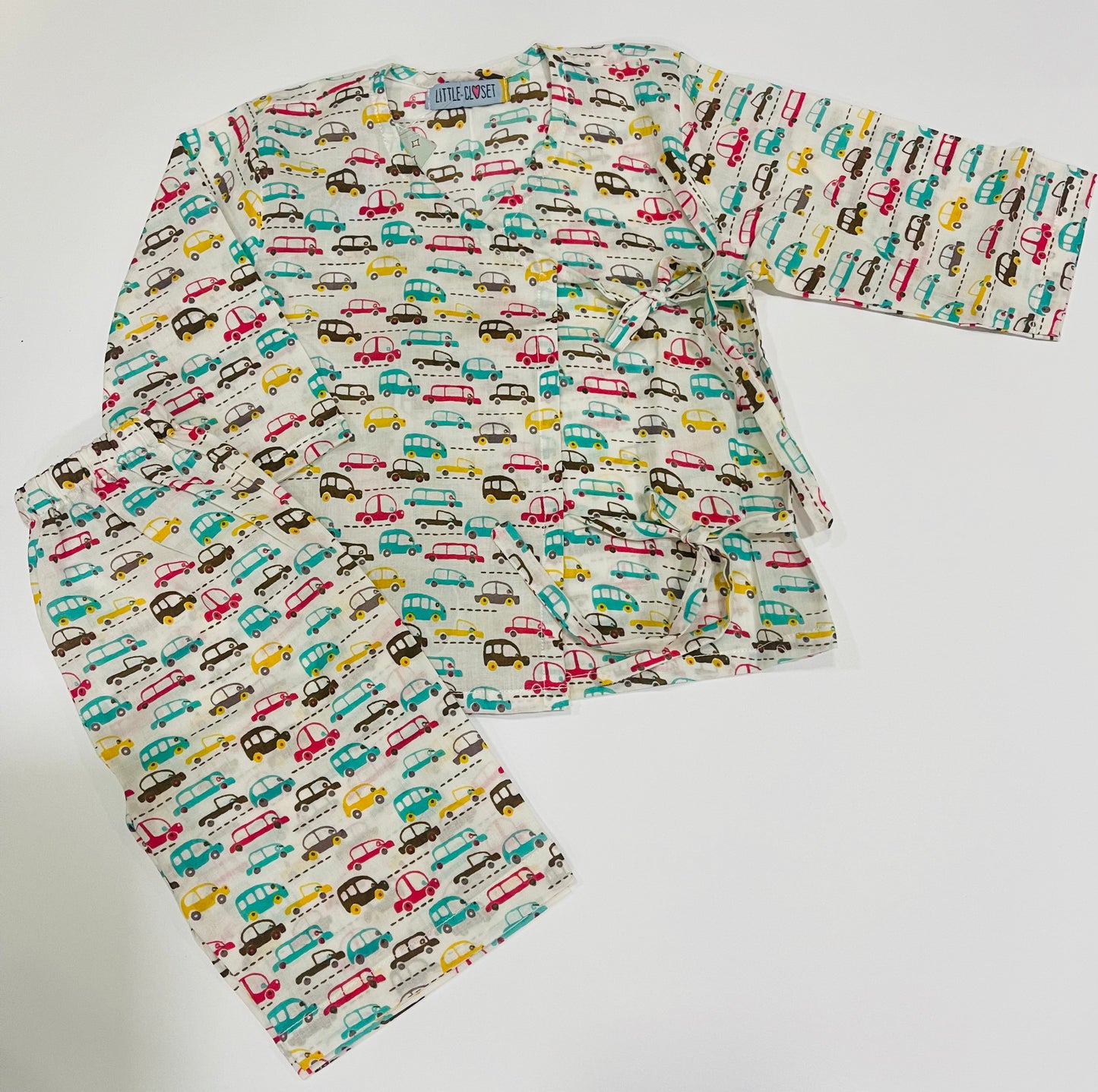 UNISEX ANGRAKHA COTTON COORD SETS Print – Cars