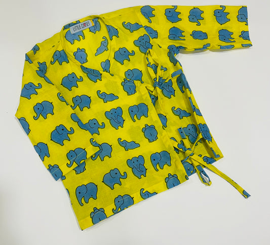 UNISEX ANGRAKHA COTTON COORD SETS Print – elephants